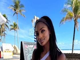 マイアミでナンパした黒人美女がすごいアスリート候補生なのにセックス大好きでまさかのAV出演！！レア（20）　サンプル画像02